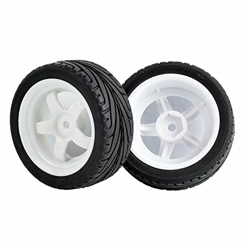 Clynex 4PCS Grip-Reifen und Felgen, for HSP, for HPI, 1/10 1.10 On-Road Speed ​​Car RC-Autoreifen(6030W-8010) von Clynex