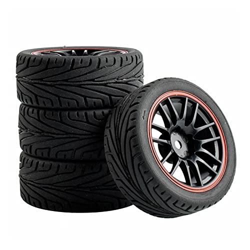 Clynex 4PCS Grip-Reifen und Felgen, for HSP, for HPI, 1/10 1.10 On-Road Speed Car RC-Autoreifen Clynex 4PCS Grip-Reifen und Felgen, for HSP, for HPI, 1/10 1.10 On-Road Speed Car RC-Autoreifen von Clynex