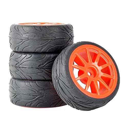 Clynex 4p Grip-Reifen, Schwammrad einsetzen, for HSP Racing 1/10 1.10 On-Road-Auto RC-Autoreifen(910R-6084) von Clynex