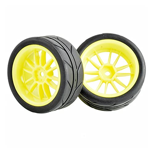Clynex Grip TiresTires Rad-Sets, for HSP, for HPI, 1/10 1,10 On-Road Racing Auto RC-Autoreifen(6031Y-6087) von Clynex