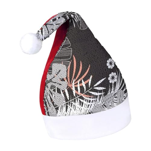 Cmagnifico Pailletten-Weihnachtsmütze für Erwachsene, Hawaii-Blätter-Hut für verschiedene Feiertagspartys Cmagnifico Pailletten-Weihnachtsmütze für Erwachsene, Hawaii-Blätter-Hut für verschiedene Feiertagspartys von Cmagnifico