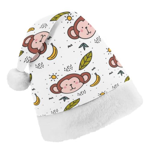 Cmagnifico Weihnachtsmütze, Affenmuster, Bananenhut für verschiedene Feiertagsfeiern Cmagnifico Weihnachtsmütze, Affenmuster, Bananenhut für verschiedene Feiertagsfeiern von Cmagnifico
