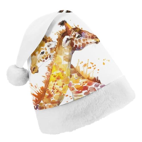 Cmagnifico Weihnachtsmütze, Aquarell-Giraffenhut für verschiedene Feiertagspartys von Cmagnifico