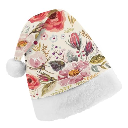 Cmagnifico Weihnachtsmütze, Aquarell-Mohnblumen-Hut für verschiedene Feiertagspartys Cmagnifico Weihnachtsmütze, Aquarell-Mohnblumen-Hut für verschiedene Feiertagspartys von Cmagnifico