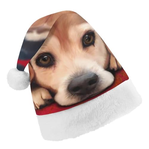 Cmagnifico Weihnachtsmütze, Beagle-Hundehut für verschiedene Feiertagspartys von Cmagnifico