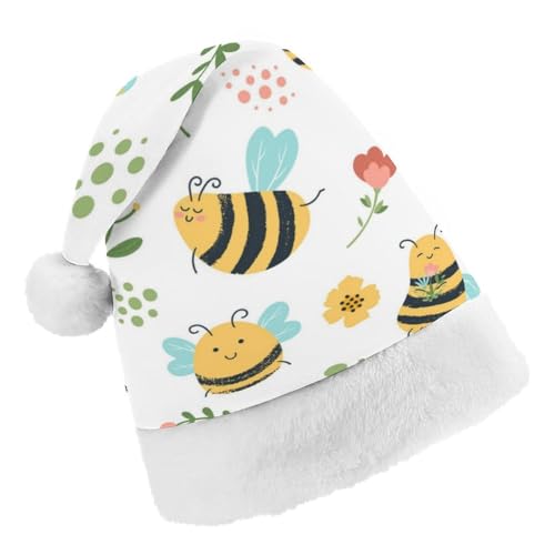 Cmagnifico Weihnachtsmütze, Bienen-Blumenhut für verschiedene Feiertagspartys von Cmagnifico