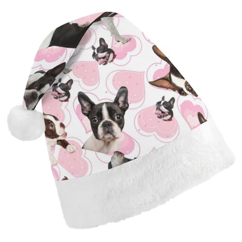 Cmagnifico Weihnachtsmütze, Boston Terrier Hut für verschiedene Feiertagsfeiern Cmagnifico Weihnachtsmütze, Boston Terrier Hut für verschiedene Feiertagsfeiern von Cmagnifico