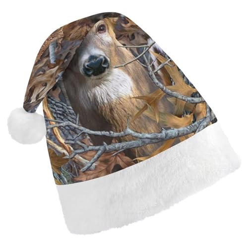 Cmagnifico Weihnachtsmütze, Camouflage, Hirschhut für verschiedene Feiertagsfeiern von Cmagnifico