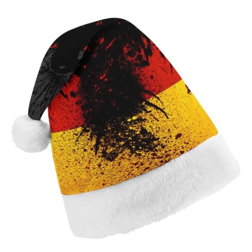 Cmagnifico Weihnachtsmütze, Deutschland-Flagge, Adlerhut für verschiedene Feiertagsfeiern von Cmagnifico