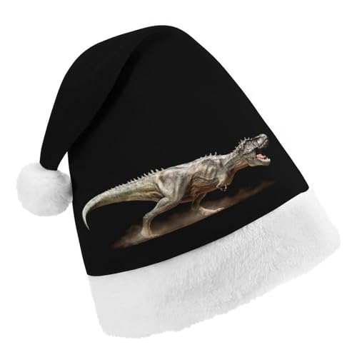 Cmagnifico Weihnachtsmütze, Dinosaurier-Rex-Tyrannosaurus-Hut für verschiedene Feiertagsfeiern von Cmagnifico