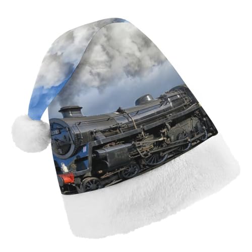 Cmagnifico Weihnachtsmütze, Eisenbahn-Dampfzug-Hut für verschiedene Feiertagspartys von Cmagnifico