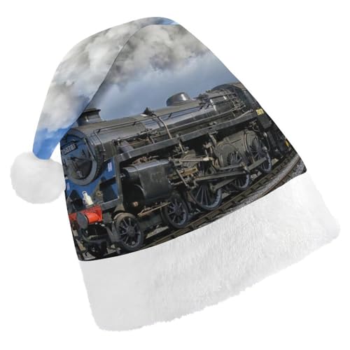 Cmagnifico Weihnachtsmütze, Eisenbahn-Dampfzug-Hut für verschiedene Feiertagspartys von Cmagnifico