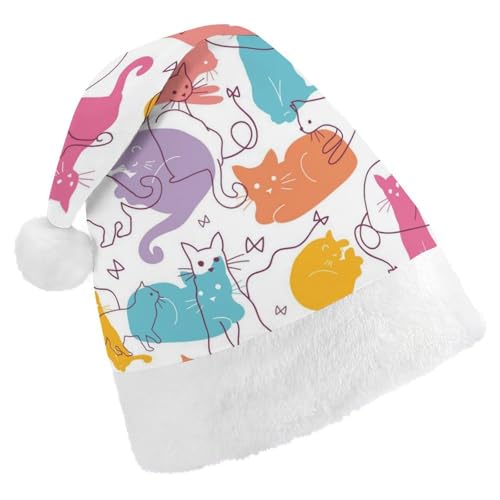 Cmagnifico Weihnachtsmütze, Faden, Katzenhut für verschiedene Feiertagspartys von Cmagnifico