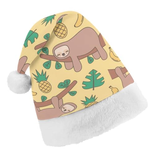 Cmagnifico Weihnachtsmütze, Faultier, Banane, Ananas, Hut für verschiedene Feiertagspartys von Cmagnifico