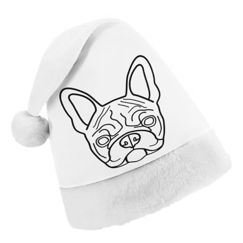 Cmagnifico Weihnachtsmütze, Französische Bulldogge Hut für verschiedene Feiertagsfeiern von Cmagnifico