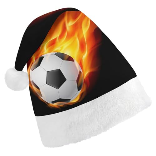 Cmagnifico Weihnachtsmütze, Fußball-Feuerhut für verschiedene Feiertagspartys von Cmagnifico