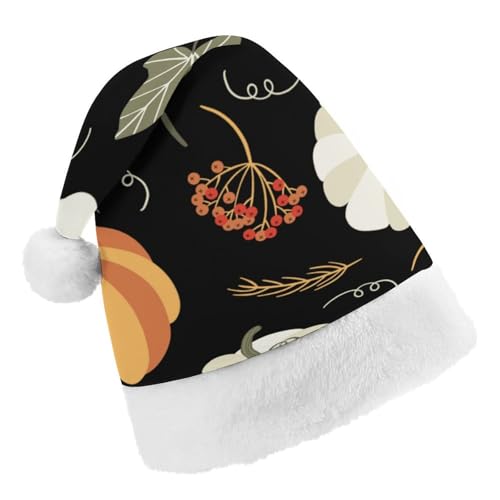 Cmagnifico Weihnachtsmütze, Herbst-Kürbis-Blätter-Hut für verschiedene Feiertagspartys von Cmagnifico