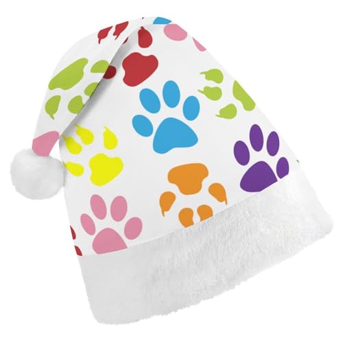 Cmagnifico Weihnachtsmütze, Hundepfotenhut für verschiedene Feiertagspartys von Cmagnifico