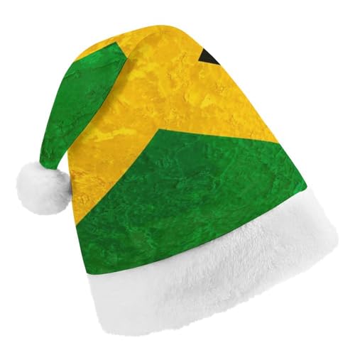 Cmagnifico Weihnachtsmütze, Jamaika-Flagge, Kunst-Design, Hut für verschiedene Feiertagsfeiern von Cmagnifico