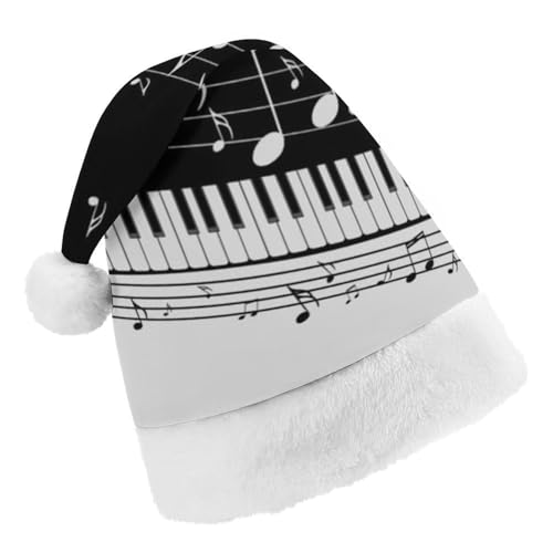 Cmagnifico Weihnachtsmütze, Klavier-Keynoten-Hut für verschiedene Feiertagspartys von Cmagnifico
