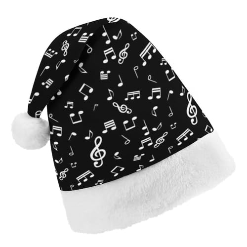 Cmagnifico Weihnachtsmütze, Musiknoten-Hut für verschiedene Feiertagspartys von Cmagnifico