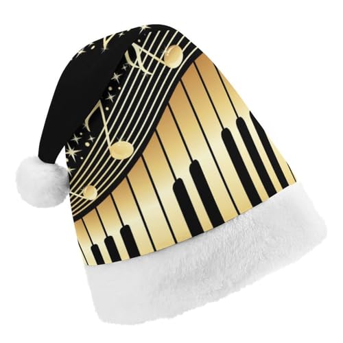 Cmagnifico Weihnachtsmütze, Musiknoten-Hut für verschiedene Feiertagspartys von Cmagnifico
