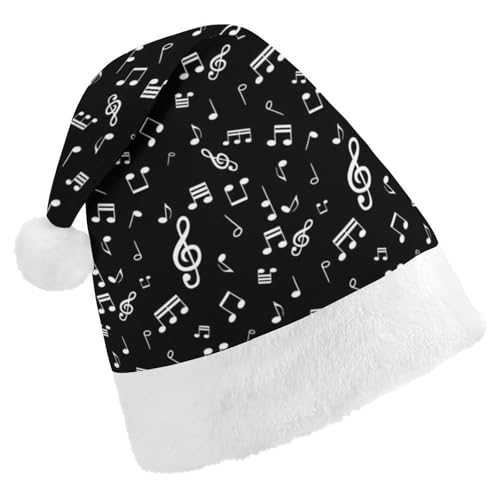 Cmagnifico Weihnachtsmütze, Musiknoten-Hut für verschiedene Feiertagspartys von Cmagnifico