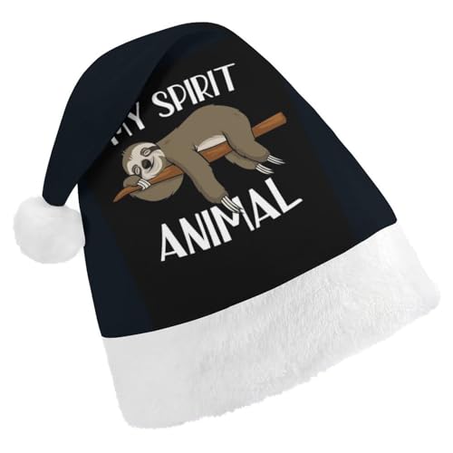 Cmagnifico Weihnachtsmütze, My Sprirt Tier-Faultierhut für verschiedene Feiertagsfeiern von Cmagnifico