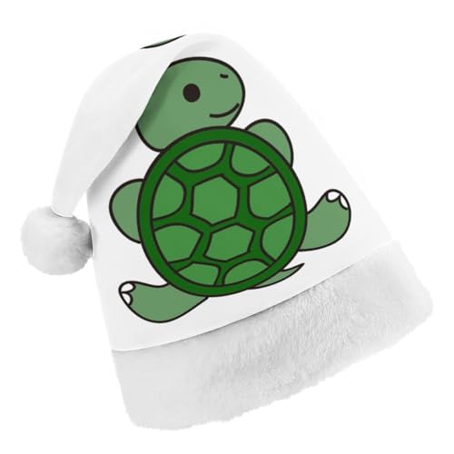 Cmagnifico Weihnachtsmütze, Schildkrötenmuster, Hut für verschiedene Feiertagspartys von Cmagnifico
