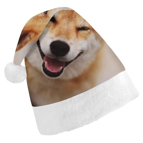 Cmagnifico Weihnachtsmütze, Smile Shiba Inu Hut für verschiedene Feiertagsfeiern Cmagnifico Weihnachtsmütze, Smile Shiba Inu Hut für verschiedene Feiertagsfeiern von Cmagnifico