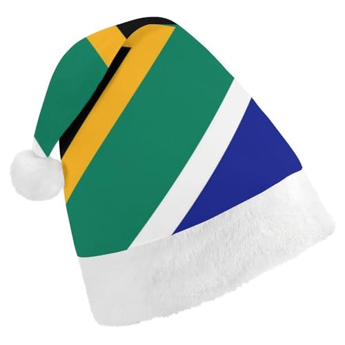 Cmagnifico Weihnachtsmütze, Südafrika-Flaggenhut für verschiedene Feiertagsfeiern von Cmagnifico