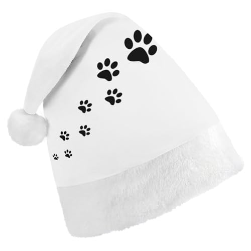 Cmagnifico Weihnachtsmütze, Tierpfotenabdrücke, Hut für verschiedene Feiertagspartys Cmagnifico Weihnachtsmütze, Tierpfotenabdrücke, Hut für verschiedene Feiertagspartys von Cmagnifico