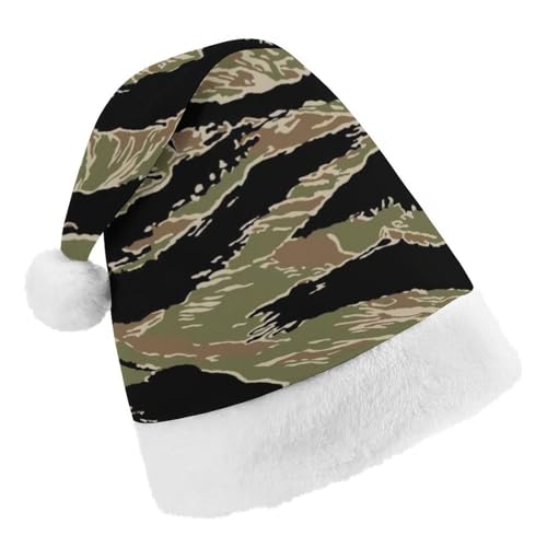 Cmagnifico Weihnachtsmütze, Tigerstreifen-Camouflage-Hut für verschiedene Feiertagspartys von Cmagnifico