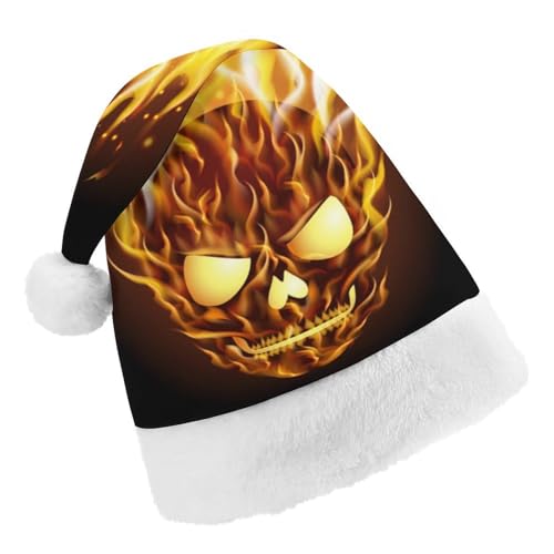 Cmagnifico Weihnachtsmütze, Totenkopf mit Flammenhut für verschiedene Feiertagsfeiern Cmagnifico Weihnachtsmütze, Totenkopf mit Flammenhut für verschiedene Feiertagsfeiern von Cmagnifico
