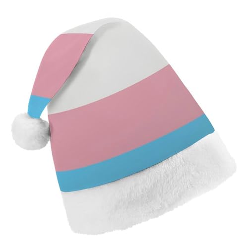 Cmagnifico Weihnachtsmütze, Transgender-Flaggenhut für verschiedene Feiertagsfeiern von Cmagnifico