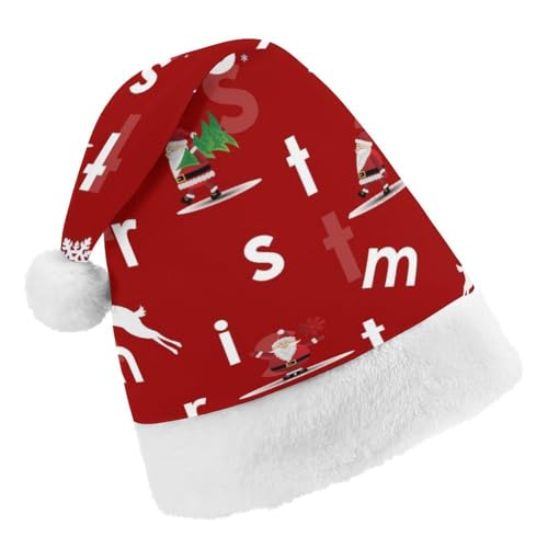 Cmagnifico Weihnachtsmütze, Weihnachten, Elch, fröhliche Mütze für verschiedene Feiertagspartys von Cmagnifico