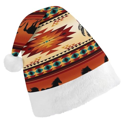 Cmagnifico Weihnachtsmütze, Western-Pferde-Hut für verschiedene Feiertagsfeiern von Cmagnifico