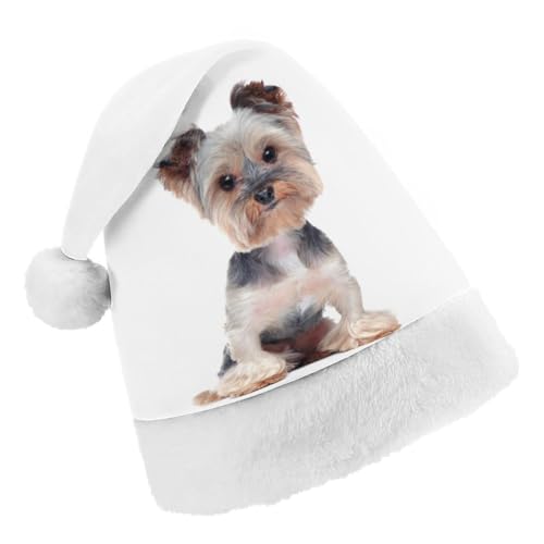 Cmagnifico Weihnachtsmütze, Yorkshire Terrier Hut für verschiedene Feiertagsfeiern von Cmagnifico