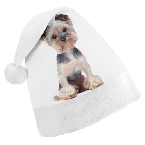 Cmagnifico Weihnachtsmütze, Yorkshire Terrier Hut für verschiedene Feiertagsfeiern von Cmagnifico