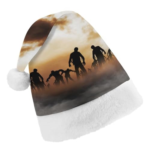 Cmagnifico Weihnachtsmütze, Zombies Dead Men Walking Body at Night Hut für verschiedene Feiertagspartys von Cmagnifico