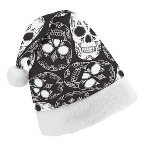 Cmagnifico Weihnachtsmütze, Zucker-Totenkopf-Hut für verschiedene Feiertagspartys von Cmagnifico