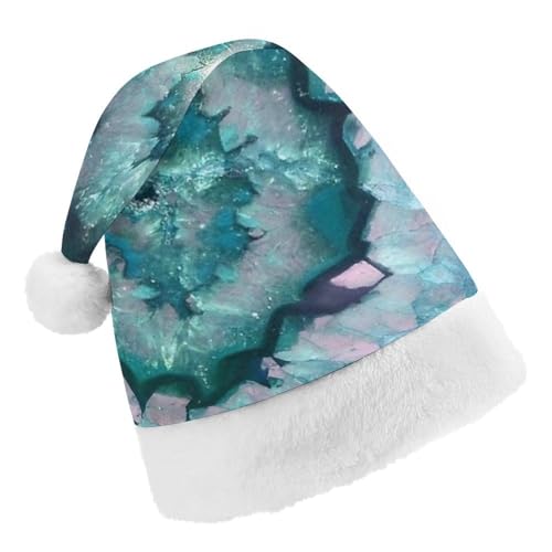 Cmagnifico Weihnachtsmütze, blaugrüner Achathut für verschiedene Feiertagsfeiern von Cmagnifico