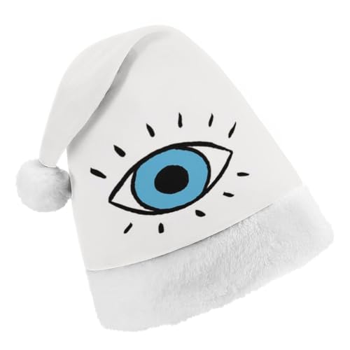 Cmagnifico Weihnachtsmütze, böser Blick Hut für verschiedene Feiertagsfeiern von Cmagnifico