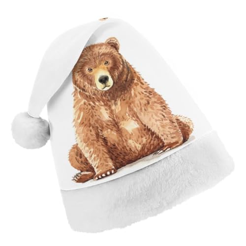 Cmagnifico Weihnachtsmütze, brauner Bärenhut für verschiedene Feiertagsfeiern Cmagnifico Weihnachtsmütze, brauner Bärenhut für verschiedene Feiertagsfeiern von Cmagnifico