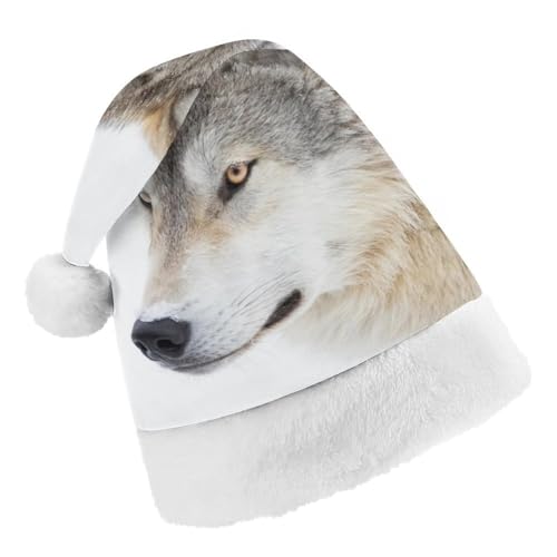 Cmagnifico Weihnachtsmütze, brauner Wolfsmütze, für verschiedene Feiertagspartys von Cmagnifico