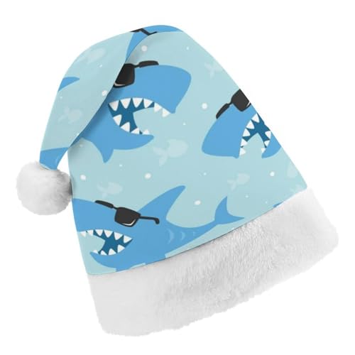 Cmagnifico Weihnachtsmütze, cooler animierter Hai-Hut für verschiedene Feiertagsfeiern von Cmagnifico