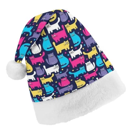 Cmagnifico Weihnachtsmütze, flippiger Katzenhut für verschiedene Feiertagspartys von Cmagnifico