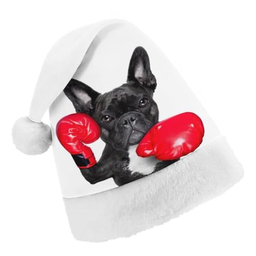 Cmagnifico Weihnachtsmütze, französische Bulldogge, Boxerhut für verschiedene Feiertagsfeiern Cmagnifico Weihnachtsmütze, französische Bulldogge, Boxerhut für verschiedene Feiertagsfeiern von Cmagnifico