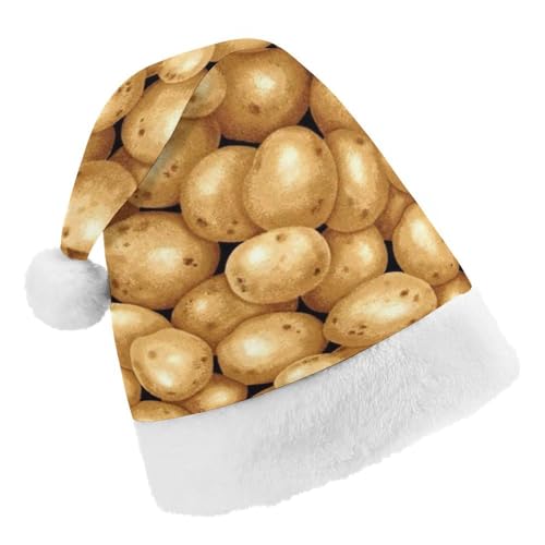 Cmagnifico Weihnachtsmütze, frische Kartoffeln Hut für verschiedene Feiertagsfeiern von Cmagnifico