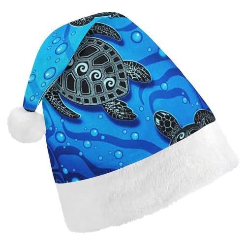 Cmagnifico Weihnachtsmütze, grüne kleine Schildkrötenmütze für verschiedene Feiertagspartys von Cmagnifico